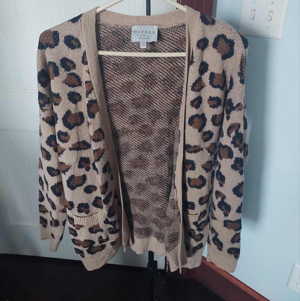 Hayden leopard cardigan